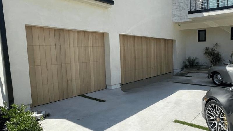 Wood Garage Door Custom Design