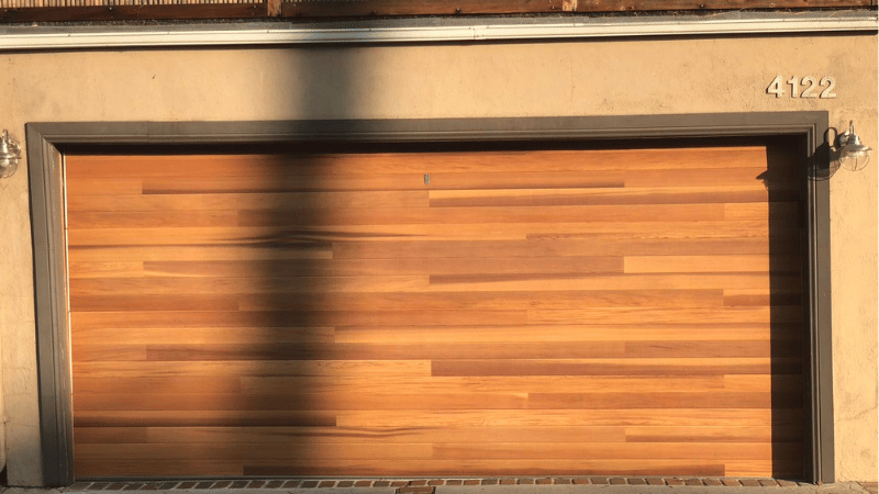 Wood Garage Door Custom Design
